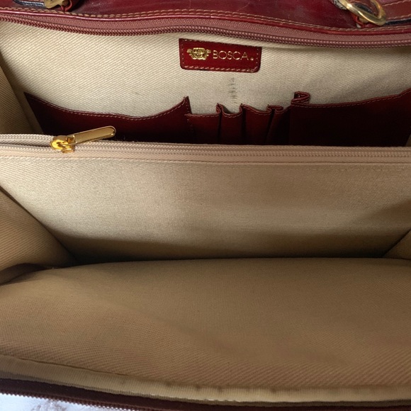 Bosca Woven Leather Briefcase - Picture 6 of 9